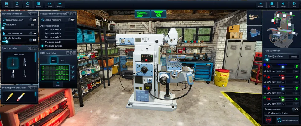 Milling Machine Simulator — screenshot 2