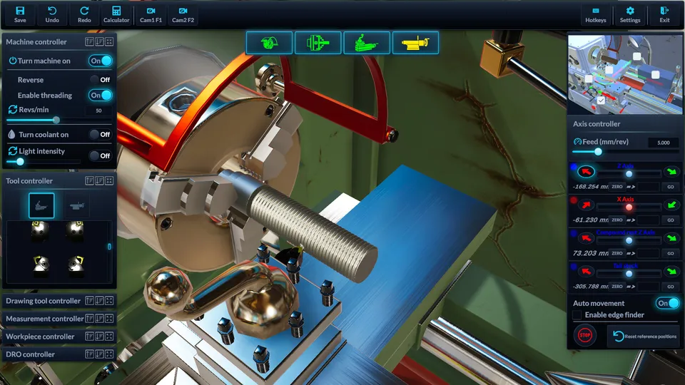 Lathe Machine Simulator — screenshot 2