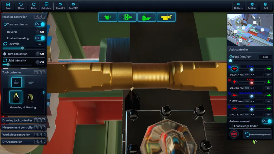 Lathe Machine Simulator — screenshot 3