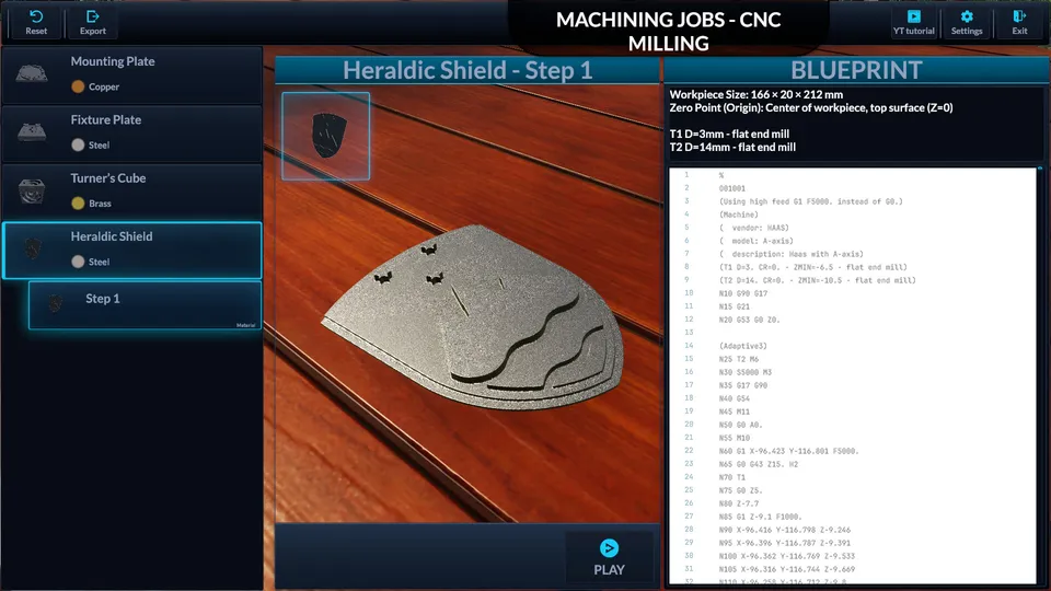 CNC Milling Machine — screenshot 1