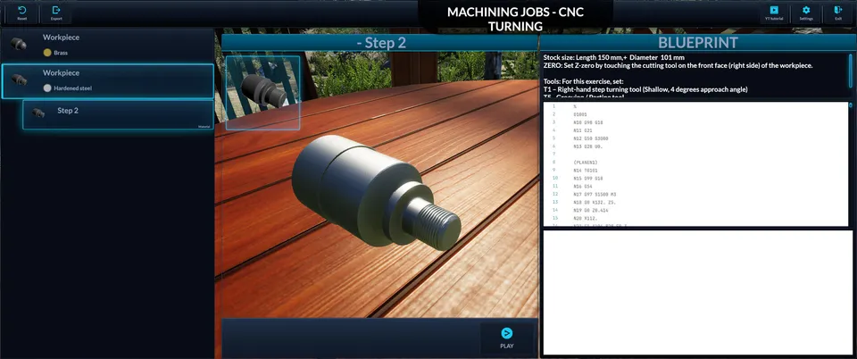 CNC Lathe Machine — screenshot 2
