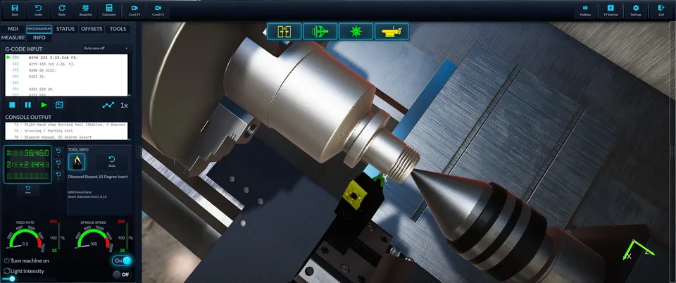 CNC Lathe Machine — screenshot 3